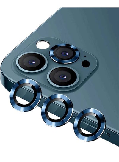 Buy Anti-Glare Camera Glass Protector For Apple iPhone 13 Pro/Pro Max Blue in Saudi Arabia