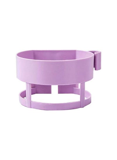 Buy Plastic Hair Dryer Holder Stand Pink 11x7x10cm in UAE