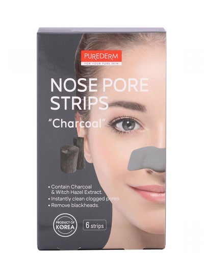 Buy 6-Piece Charcoal Nose Pore Strips in Saudi Arabia