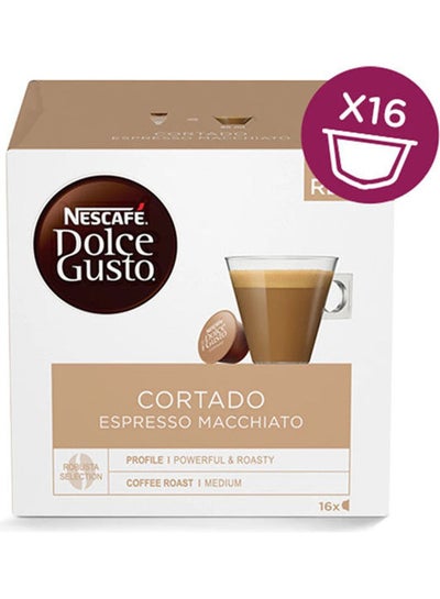 اشتري Dolce Gusto Cortado Espresso Macchiato - 16 Capsules 80ml في مصر
