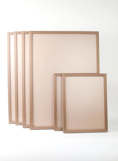 Buy Frame Sets  With Outer Frame Brown 6pcs/set outer frame size: 4pcs L56xH77xT3.1cm +
2pcs L35xH45xT3.1cm  for photo size: 4pcs 20x28"+
2pcs 12x16"inch in UAE