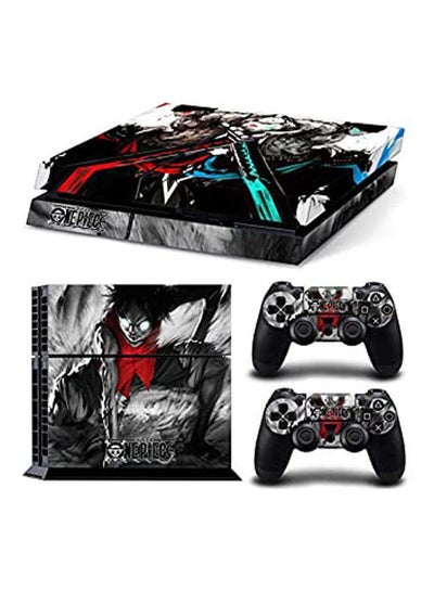 Buy Skin Sticker For Sony PlayStation 4 And 2 Sticker For Controler , One Piece Dark Shape in Egypt