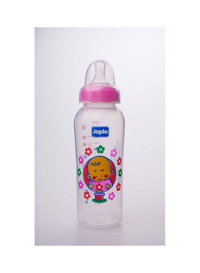 Buy Round baby feeding Bottle with Anti-colic nipple & Lukewarm water mixer size 240 ml in Egypt