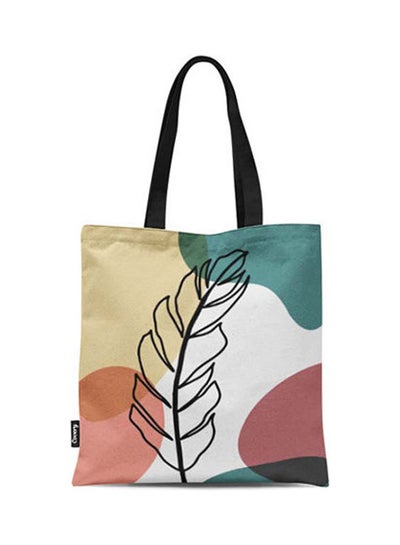 Buy Tote Bage Abstracted Leaf Summer Shoulder Bag Multicolour in Egypt