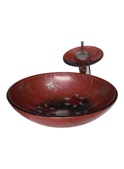 Buy Wash Basin With Waist Red in Egypt
