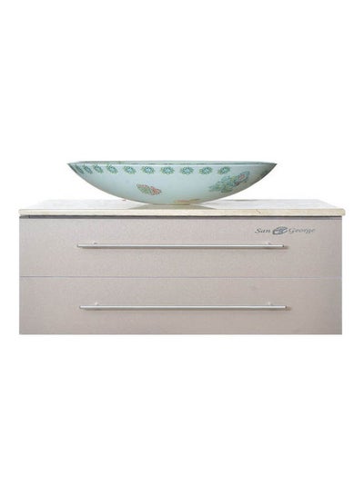 Buy Vanity Sink With Storage Cabinet With Sink Basin B-08 With Waist Multicolour 60x50x40cm in Egypt