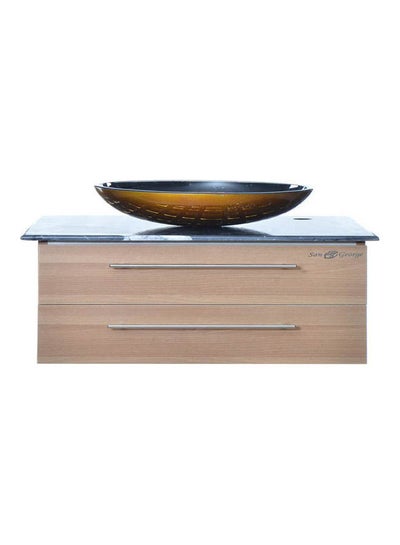 Buy Vanity Sink With Storage Cabinet With Sink Basin B-358 With Waist Multicolour 40X40X57cm in Egypt
