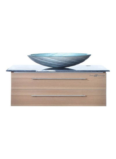 Buy Vanity Sink With Storage Cabinet With Sink Basin B-401 With Mixer Multicolour 40X40X250cm in Egypt