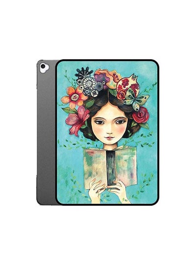 اشتري Protective Flip Case Cover For Apple iPad 9 Girl Reading متعدد الألوان في الامارات