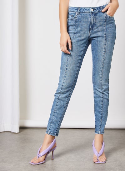 Buy Classic Denim Jeans Blue in UAE