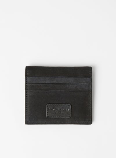 Buy Nubuck Bi-Fold Cardholder Black in UAE