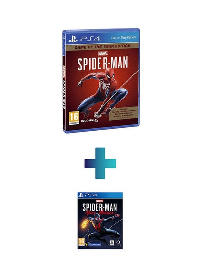 Buy Marvel Spiderman GOTY  With Marvel Spider-Man : Miles Morales - action_shooter - playstation_4_ps4 in Egypt