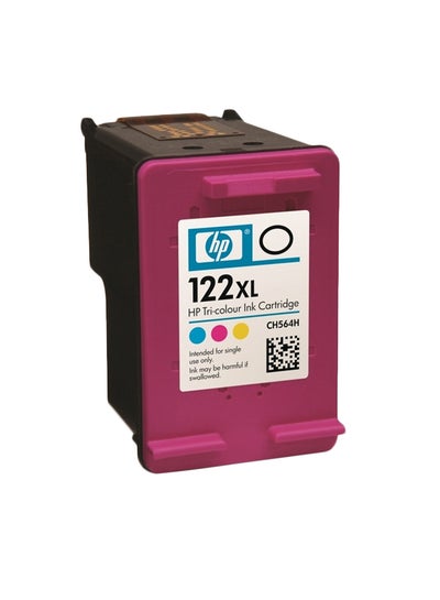 Buy 122XL High Yield Tri-color Original Ink Cartridge CH564HE Magenta/Yellow/Cyan in UAE