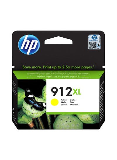 Buy 912XL High Yield Original Ink Cartridge 3YL83AE Yellow in UAE