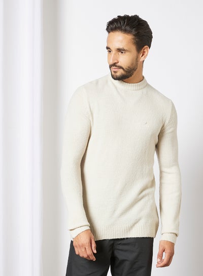 Buy Crew Neck Knit Sweater Moonstruck in UAE