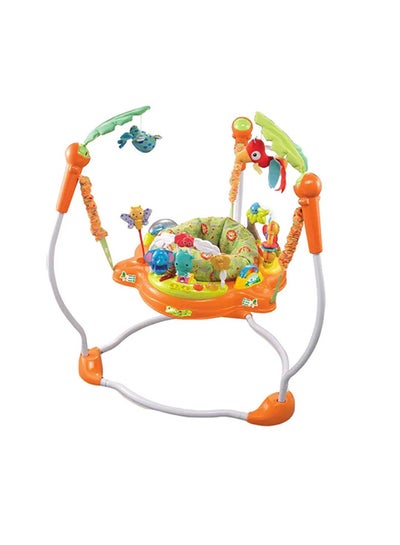 Buy Adjustable Spinning Seat Sturdy Durable Jungle Jumper With Light And Music Cradle in Saudi Arabia