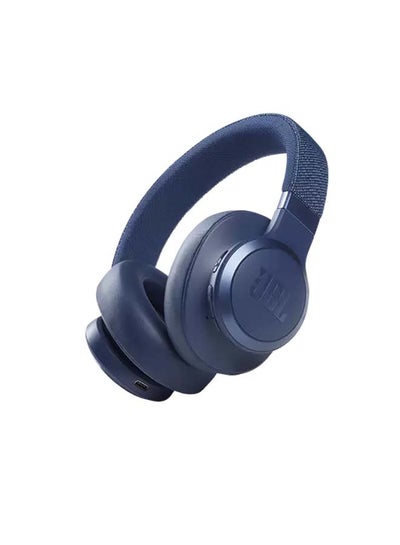Buy Live 660NC Wireless Over Ear Noise Cancelling Headphones, Powerful Sound, 50H Battery Blue in Saudi Arabia
