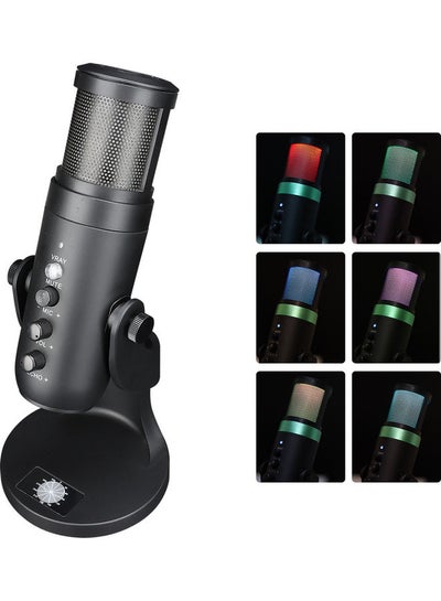 Buy USB Computer Microphone Black in UAE