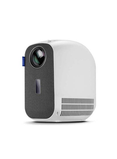 Buy Portable Projector 1080P 4K, 8000 Lumens for Gaming, Office, Outdoor, Home Theater Projector PROJ-WO-44-W White in UAE
