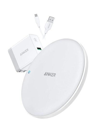 Buy 10W Wireless Charging Stand White in Saudi Arabia