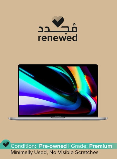 Buy Renewed - Macbook Pro A2141 (2019) Laptop With 16-Inch Display,Intel Core i7 Processor/8th Gen/16GB RAM/500GB SSD/4GB AMD Radeon Pro 5300M Graphics English Space Grey in UAE