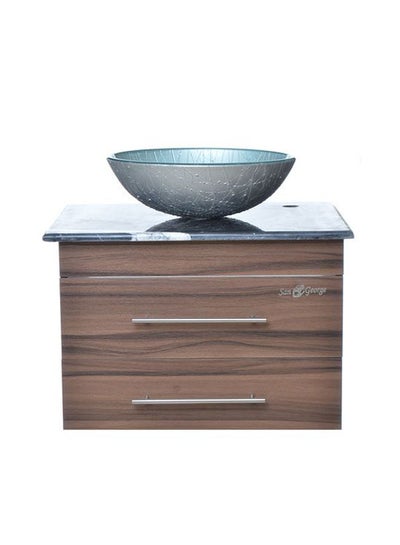 Buy Vanity Sink With Storage Cabinet With Unit And Mixer Multicolour in Egypt