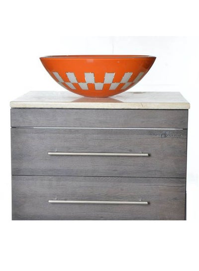 Buy Vanity Sink With Storage Cabinet-Only Unit Orange in Egypt