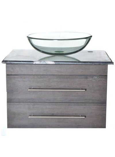 Buy Vanity Sink With Storage Cabinet-Unit And Mixer And Waist White in Egypt