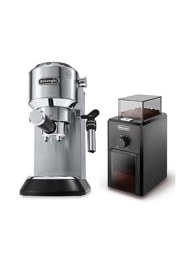 Buy Dedica Style Pump Espresso Coffee Maker 3.0 L EC685M + KG79 METALLIC in UAE