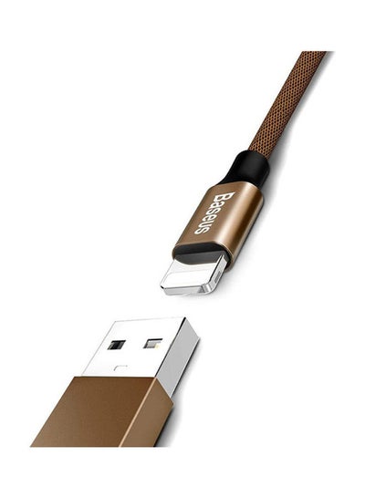 Buy USB Data Cable Brown/Black/Silver in Saudi Arabia