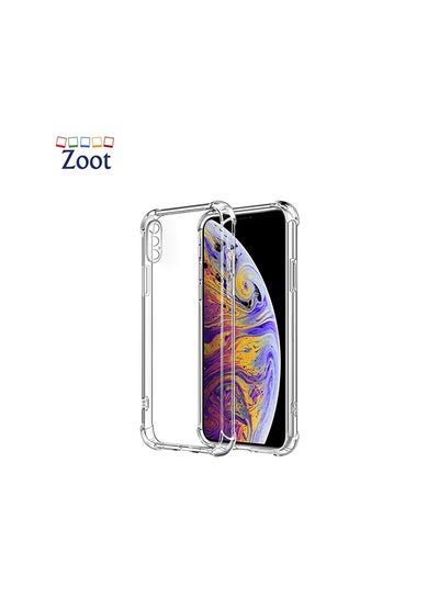 Buy Protective Case Cover with bumper for iPhone X / XS Clear in Saudi Arabia