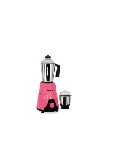 Buy 3 Speed Control Blender 2 In 1 Mixer Grinder With Stainless Steel Blade/Jar ABS Strong Body With Overload Protection 1.5 L 600.0 W BL 319B Black & Pink in UAE