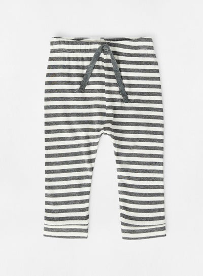 Buy Baby Striped Leggings White in Saudi Arabia