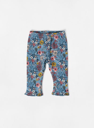 Buy Baby Floral Print Leggings Multicolour in Saudi Arabia