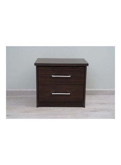 Buy Athenas Night Stand Brown 55x50x42cm in UAE