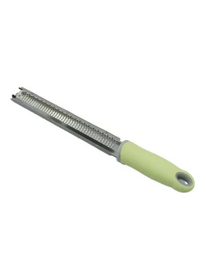 Buy Cheese Grater Tool With Sharp Blade Green/Silver 29x2.5x2cm in Saudi Arabia