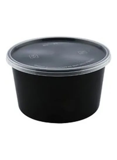 اشتري 500-Piece Container With Lid Black في السعودية