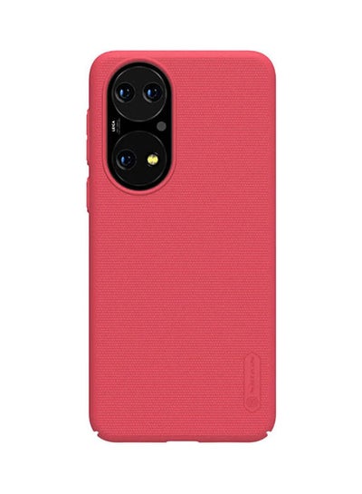 Buy Super Frosted Shield Matte Case For Huawei P50 Bright Red in Egypt