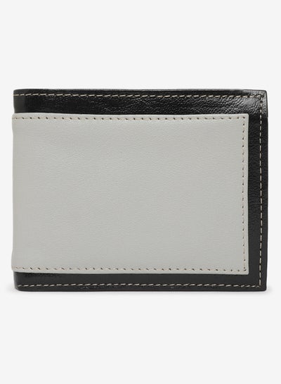 Buy Bi Fold Mens Leather Casual Wallet Multicolour in UAE