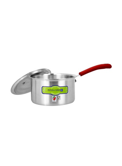 Buy Aluminium Saucepan With Handle Silver 18cm in Saudi Arabia