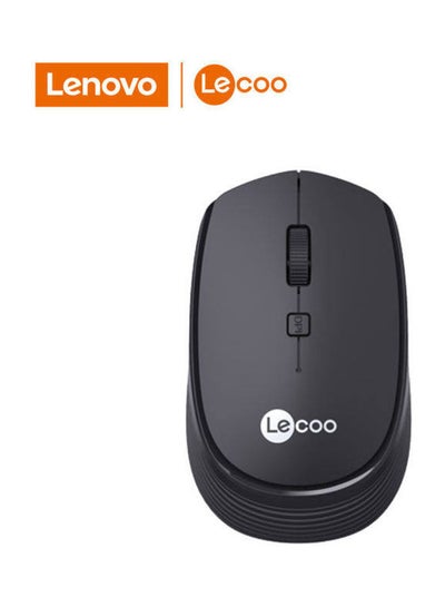 Buy Lecoo Wireless Optical Mouse WS202 Black in Egypt
