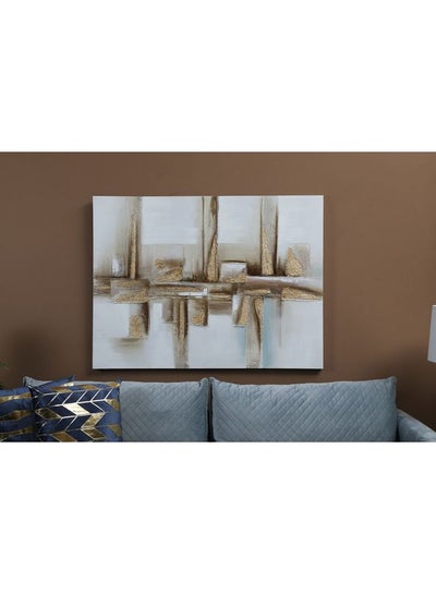 اشتري Aaina Hand Painted Canvas Wall Art متعدد الألوان 90 x 120سم في الامارات