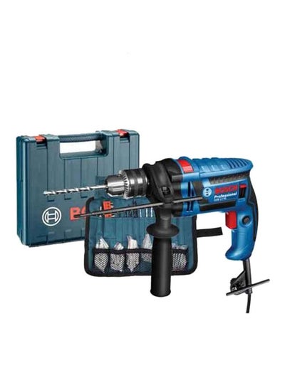 Buy 650W GSB 13 RE Impact Drill Professional with 100 Set Accessories Blue/Black in Saudi Arabia