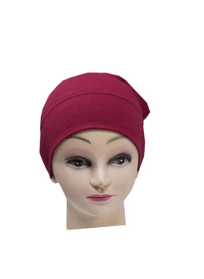 Buy Stylish Comfortable Bonnet Cap Red in Saudi Arabia