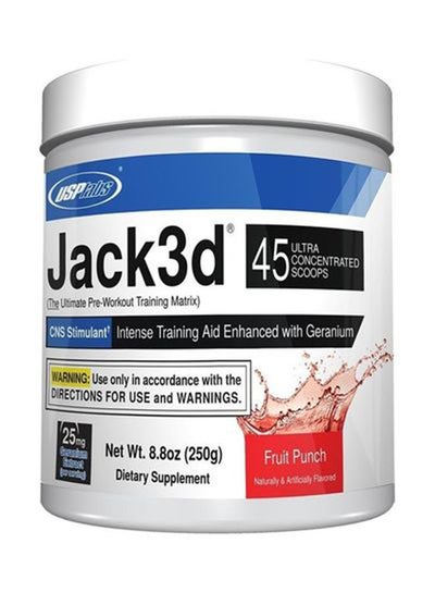 Buy JACK 3D Fruit Punch Pre Workout Powder in UAE