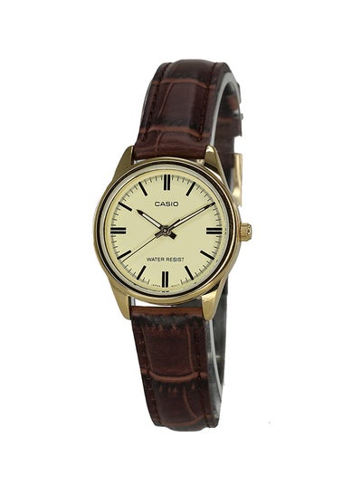 Buy Women's Formal Analog Watch LTP-V005GL-9AUDF - 28 mm - Brown in Saudi Arabia