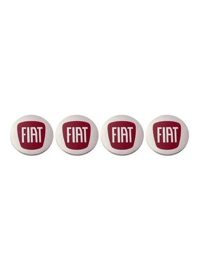 اشتري Logo Center Wheel Caps 4 Pieces-Fiat For The Car في مصر