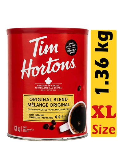 Tim Hortons Original Blend Fine Grind Coffee, 1.36 kg