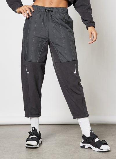 اشتري Sportswear Swoosh Curve Plush Trousers Black في السعودية