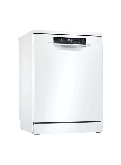 Buy Series 6 Free Standing Dishwasher, 13 Place Settings, 8 Programs, Home Connect, Aqua Stop, Made in Germany SMS6ECW38M White in UAE